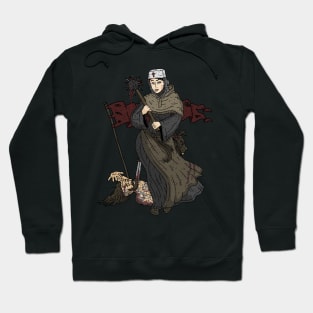 powerful women, dark medieval nun. Hoodie